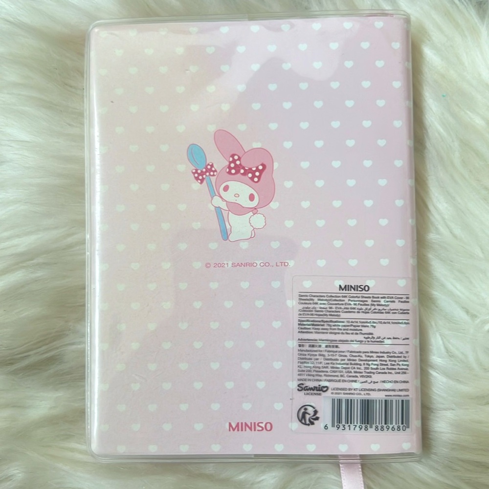 Sanrio My Melody Notebook with Divider Ribbon - Picture 6 of 6